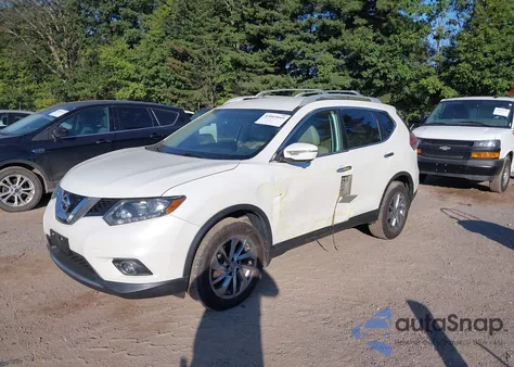 2015 Nissan Rogue Sl from USA, damaged, VIN 5N1AT2MV3FC867246